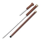 Sporting Goods : Executive Sword Cane Combo w/ Natural Wood Finish