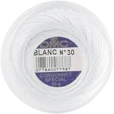 DMC 151 50-BLANC Cordonnet Cotton, White, 286-Yard, Size 50
