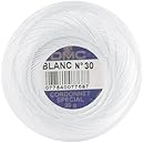 DMC 151 30-BLANC Cordonnet Cotton, White, 216-Yard, Size 30