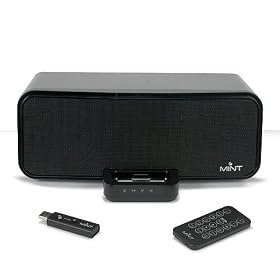 Mint 130 Wireless Speaker for iPod, MP3 Players, PCs, and Mac (Black)