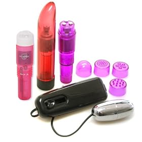 Doc Johnson i-Vibe Strawberry Pocket Rocket Vibrator Adult Sex Toy Kit