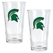 Michigan State Spartans NCAA 2pc Pint Ale Glass Set by Great American Products