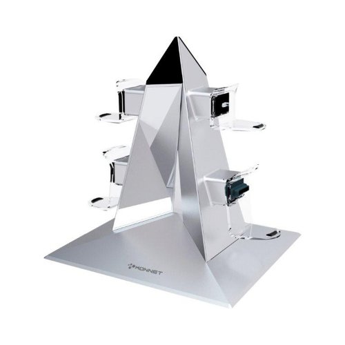 PS3/Xbox 360 Power Pyramid Charger - Charging and Storage Dock for Game Controllers Limited Edition - Silver Supreme