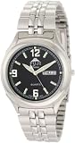Fujitime Men's M2020-D Kuro Series Bold Stainless-Steel Black Face Watch
