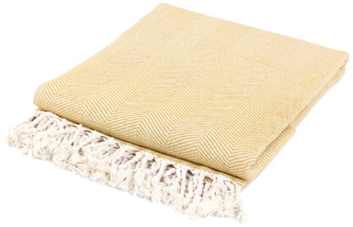 Nine Space ARHTXB05 Viscose Derived Bamboo Herringbone Throw Blanket