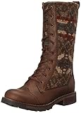 Woolrich Women's Santa FE Riding Boot, Chicory/Blanket Red Wool, 9.5 M US