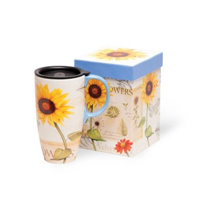 Sunflowers Latte Travel Mug On Sale