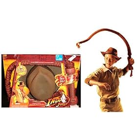 Indiana Jones Hat & Whip Gift Set