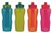 Produkt-Bild: Kaufmann Neuheiten XLAA-F140S Basic Edition, Trinkflasche, 450 ml, 4er Set, blau und lila