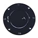 Jeep Locking Gas Hatch Cover Wrangler 97-06 Blk Steel