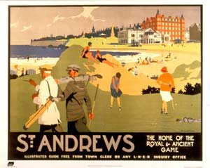 ポスター ブリティシュレール St. Andrews By The Beach