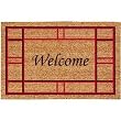 USCOA Intl 31895 Decoir Brush Border Welcome Mat