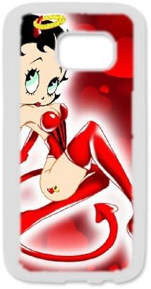 Samsung Galaxy S7 Edge phone case for Betty Boop Shell Case,Beautiful Cases -8257