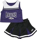 Baltimore Ravens Girl's 4-6X 2-Pc Cheerleader Jumper - Small (4)