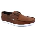 Boxfresh Jib E-BFM 0173 BCH Mens Leather Boat Shoes