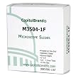 CapitolBrand Frosted Microscope Slides - Frosted on One End, Standard Grade (Box of 72)