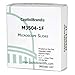 CapitolBrand M3504-1F Borosilicate Glass Standard Grade Microscope Slides, Frosted on One End, 3