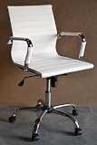 White Designer Eames Style Design Computer Contemporary Reception Meeting Office Chair