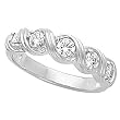 14K White Gold Diamond Wedding/Anniversary Band - 0.50 Ct.