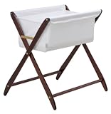 Cariboo Folding Bassinet in Mahogany.