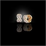 Gold Twist Huggie