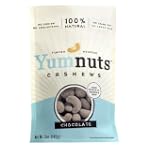 YUMNUTS Chocolate Cashews, 5 Ounce Bags (Pack of 8)