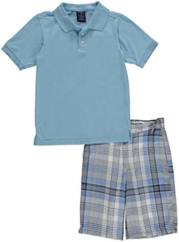 Sahara Club Big Boys' "Jamie" 2-Piece Outfit - blue, 12