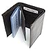Dangerous Threads Mens Chocolate Brown Leather Wallet Lamb Trifold 731B
