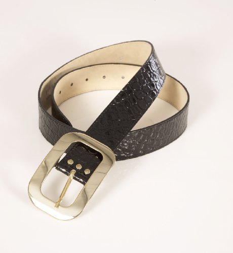 Per Una Crocodile Patent Belt
