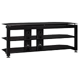 Bush Furniture Universal Large TV Stand, High Gloss Black