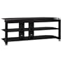 Bush Furniture Universal Large TV Stand, High Gloss Black