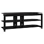 Bush Furniture Universal Large TV Stand, High Gloss Black