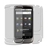 Skinomi TechSkin - Invisible Cell Phone Protector Shield Full Body Skin for Nexus One - Plus LIFETIME REPLACEMENTS