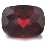 Almandite Garnet 9x7 MM Cushion Checkerboard Cut: 2.50 Carats