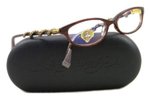 41mo4kb5llL AUTHENTIC ED HARDY EYEGLASSES EHO 710 HAZEL OPTICAL RX GLASSES TATOO