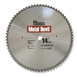 41mo6GC21CL. SL160  MK Morse CSM1480AC Metal Devil 14 Inch Aluminum Cutting Circular Saw Blade