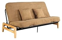 Serta Redbud Queen Futon Mattress, Tan