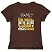 T-Shirt Womens Brown " My Cairn Terrier is more intelligent than your Quantum Physics Teacher " Dogs Large