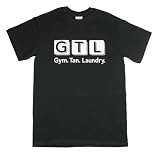 Jersey Shore Italian "GTL Gym. Tan. Laundry" Adult Short Sleeve T-Shirt (Sizes Small - 5XL, Assorted Colors)