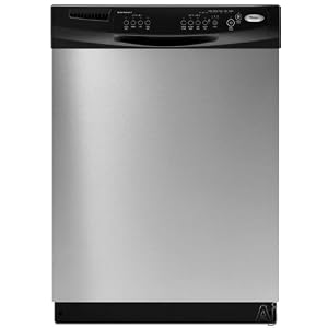 Whirlpool : DU1055XTVD 24in Full Console Dishwasher with 4 Wash Cycles Stainless Steel by