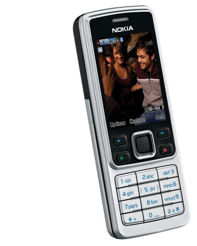 Nokia 6301 Phone, Black/Silver (T-Mobile)