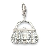 Thomas Sabo Handbag White Charm, Sterling Silver