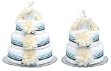 Bloomers Diaper Cake-Cream Dahlias Large