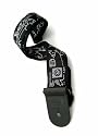 Planet Waves Joe Satriani Woven Guitar Strap - Silver Sketches