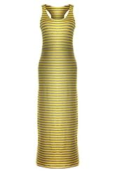 Jersey/Polyester/Spandex Halter Short Sleeves Sleeveless Spaghetti Strap Striped Print Floral Print Tropical Print Zig Zag Ruched Scoop Neck Maxi Dress 