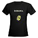 Romania the Oaks Rugby Sports Women's Dark T-Shirt by CafePress