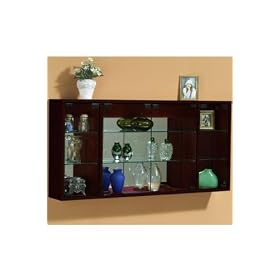 <b>Ross Wall Curio 20"hx42"w Cherry</b>