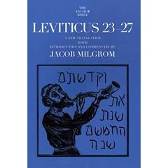 Leviticus 23-27 (The Anchor Yale Bible Commentaries)