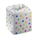 Boutique Tissue Box Cover in Bright Dots Design by InterDesign
