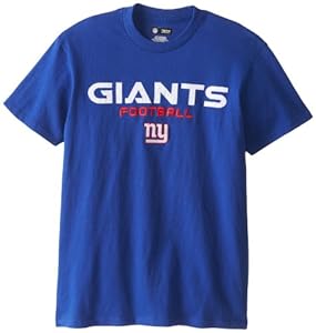 NFL New York Giants Men's Line of Scrimmage VI Short Sleeve Tee, Deep Royal, XX-Large